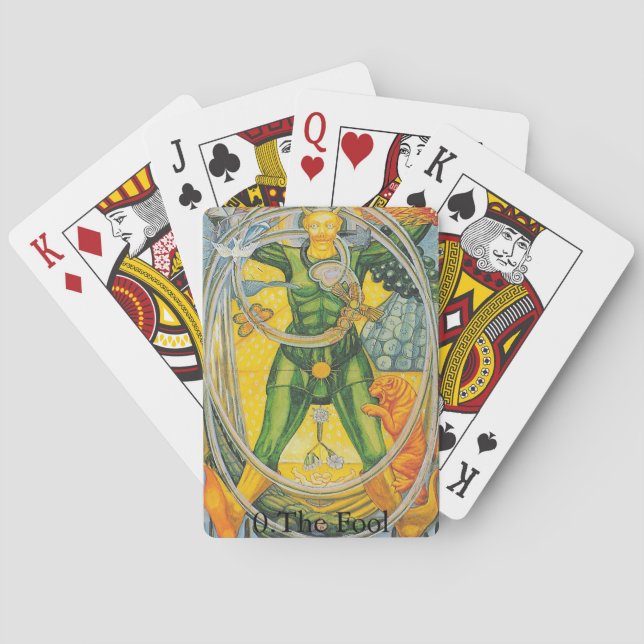 0 Fotbollen - Tunna Tarot - Spelkort (Baksidan)