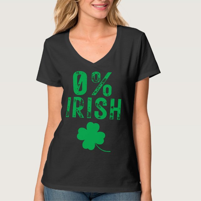 0 Irish  St Patrick s Day T Shirt (Framsida)