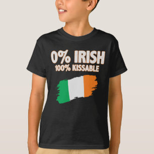 0 % irländare 100 % kissable t shirt