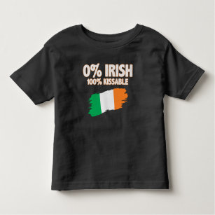 0 % irländare 100 % kissable t shirt