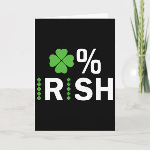 0% Irländsk Lucky Shamrock Zero Percent Irländsk S Kort