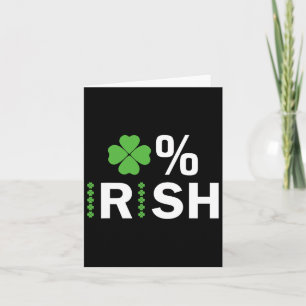 0% Irländsk Lucky Shamrock Zero procent irländsk S Kort