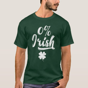 0% irländsk S:t Patrick T Shirt