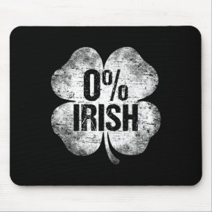 0% irländsk Shamrock St Patrick's Day Rollig Saint Musmatta