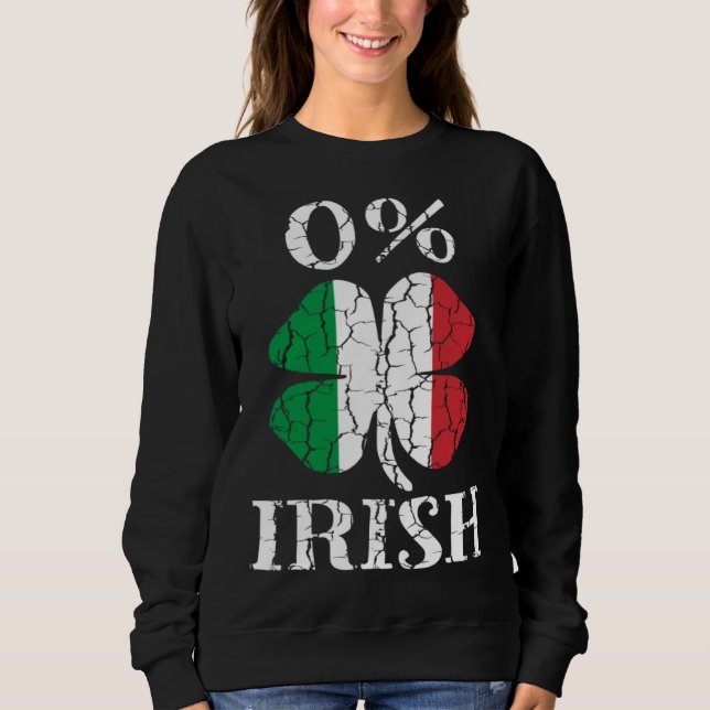 0 irländska irländska St Patrick s Day Shamrock Pa T Shirt (Framsida)
