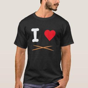 0 Jag älskar tandpetare Rengör mellan tänderna Mun T Shirt