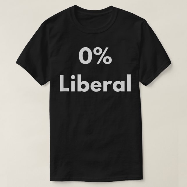 0 Liberal T Shirt (Design framsida)