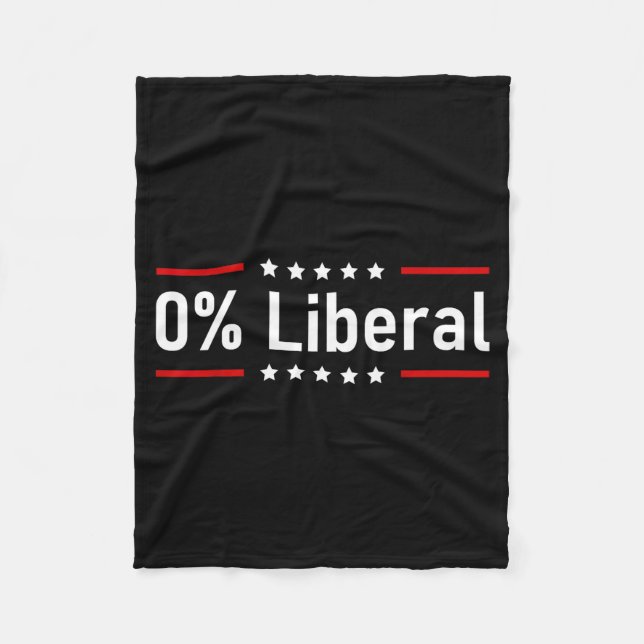 0% Liberal - Zero Percent Statement  Fleecefilt (Framsidan)