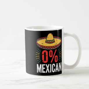 0 % mexikansk shirt Funny Manar Women Cinco De May Kaffemugg