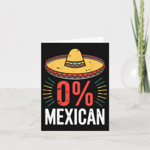 0 % mexikansk shirt Funny Manar Women Cinco De May Kort
