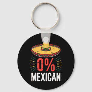 0 % mexikansk shirt Funny Manar Women Cinco De May Nyckelring