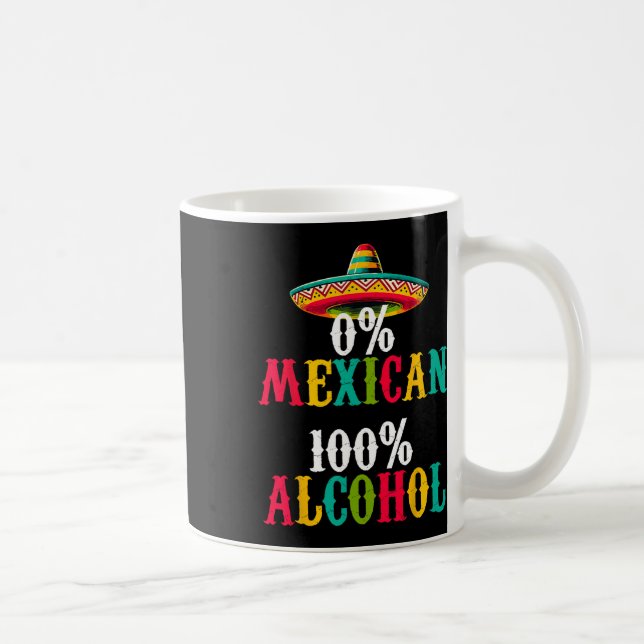 0 % mexikansk tequila Sombrero Cinco De Kaffemugg (Höger)