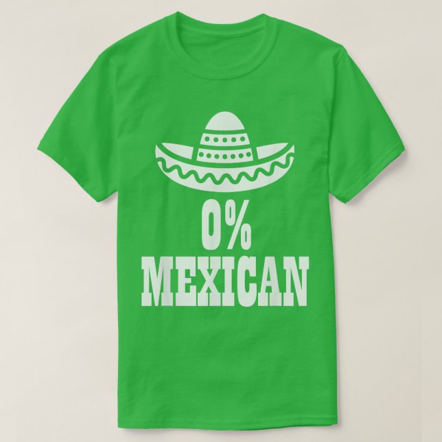 0 mexikanska Cinco de Mayo Clothing Funny Cinco de T Shirt (Design framsida)