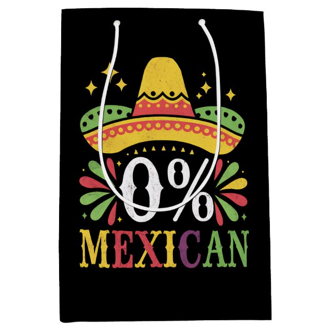 0 % mexikanskt zero Percent Funny Cinco De Mayo (Framsidan)