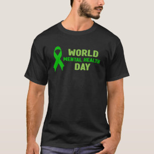 0 Psykisk Hälsa Medvetenhet Skjorta - Världens Psy T Shirt