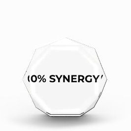 0% Synergy Minimalist Acrylic Desk Block