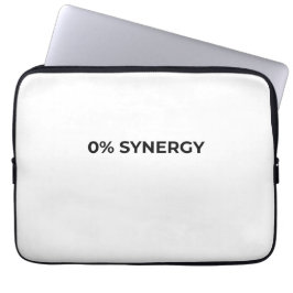0% Synergy Minimalistisk Typografisk Laptopfodral Laptop Fodral