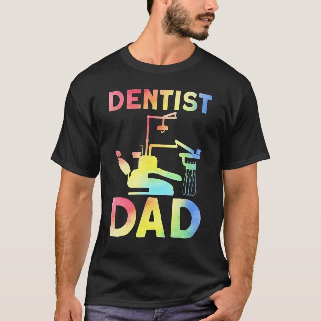 0 Tandläkare Pappa T Shirt (Framsida)