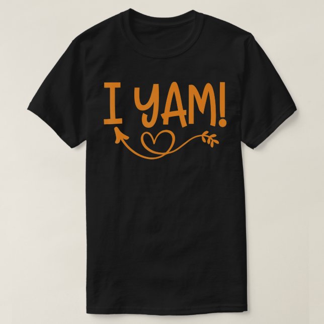 0 Thanksgiving Matching Couples Shes My Sweet Pota T Shirt (Design framsida)
