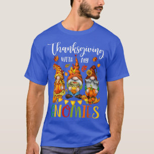 0 Thanksgiving med mina domäner sjunker höstgrader T Shirt