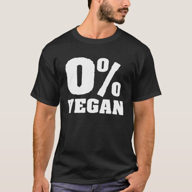 0 Vegan Veganism Organic Based Diet Plant T Shirt (Framsida)