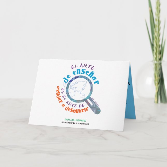 1º dame nombres 656732214. El arte de descubrir. Meddelande (Framsida)