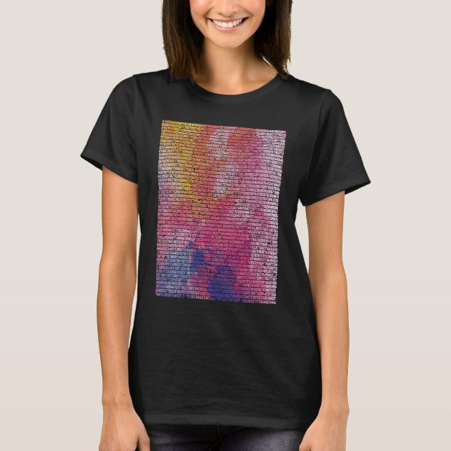 10000 siffror PI-dagarssignatärmatematik Nerd 1 T Shirt (Framsida)