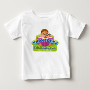 1000 bokar för dagis t-shirt