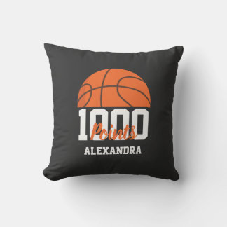 1000 Career Points Scorer Basketbollspelare Team Kudde