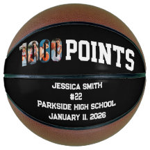 1000 Career Points Scorer Photo Player Team