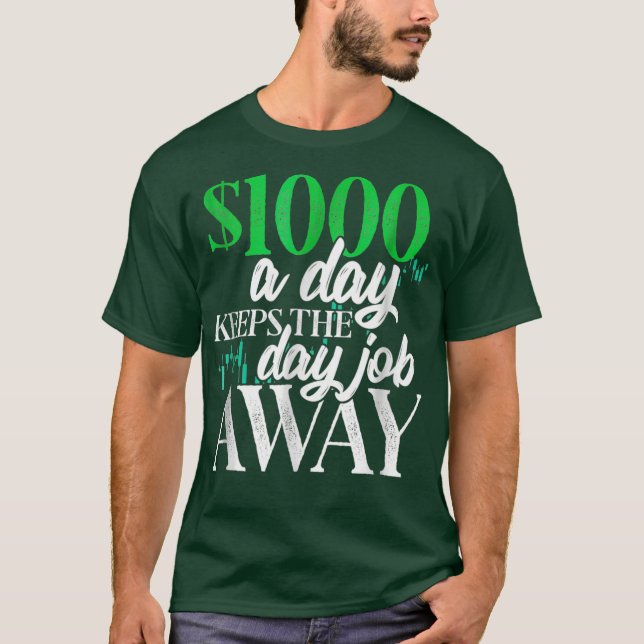 1000 dollar per dag i Lagrar T Shirt (Framsida)