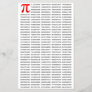 1000 första siffran Pi-nummer Matematisk symbol Flygblad