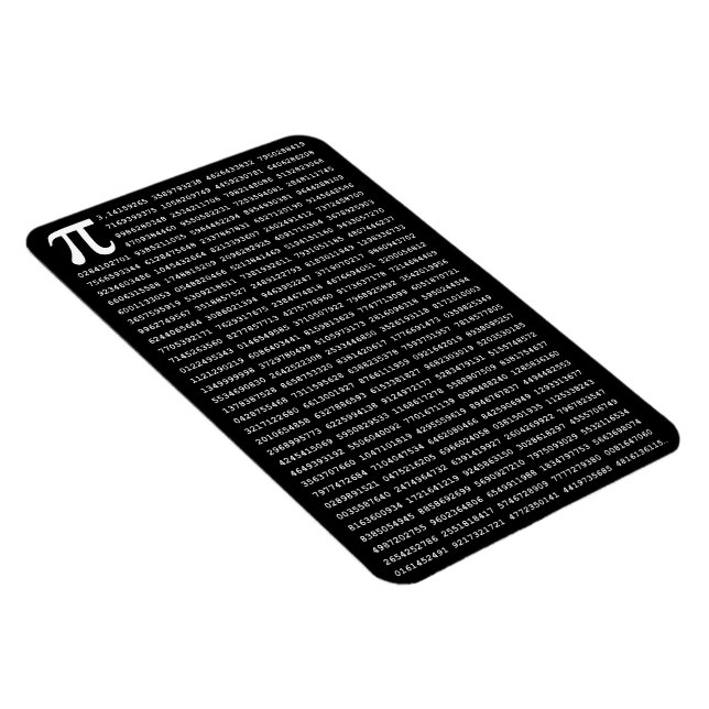 1000 första siffran Pi-nummer | Matematisk symbol Magnet (Högersidan)