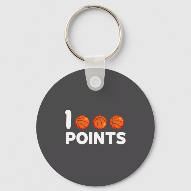 1000 Ints basketpoängsräknare High School Basketba Nyckelring (Framsida)