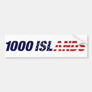 1000 Islands USA Bildörrsdekal Bildekal