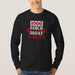 1000 lb Klubb Bodybuilding Weightlift Bodybuild T Shirt