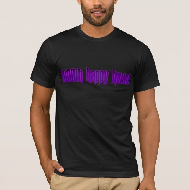1000. Lycklig tillhåll T Shirt (Framsida)