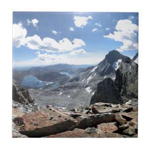 1000 Öar Sjö och Banner Peak från Mt Davis Kakelplatta
