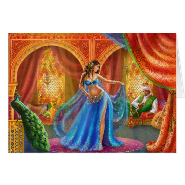 1000 och 1 natt hälsningskort (Framsidan Horizontal)