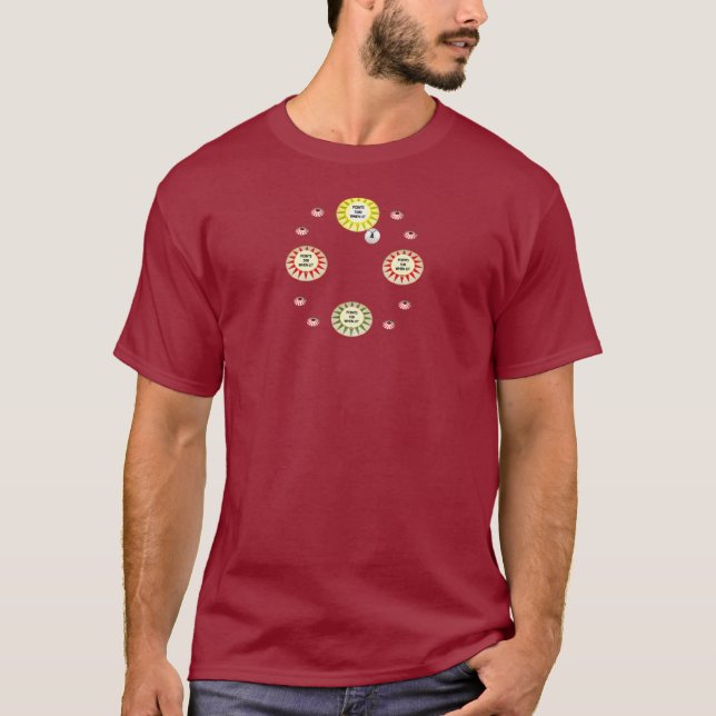 1000 pekar pinballen tee (Framsida)