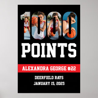 1000 Poäng Basket Poster