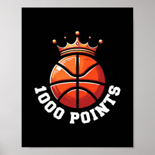 1000 poäng Sketll Scorer High School Sketll Spelar Poster