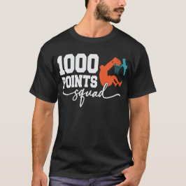 1000 Poängs Basketbollspelare Högstadiet T Shirt