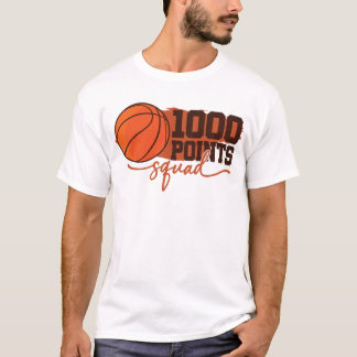 1000 Poängs Basketbollspelare Högstadiet T Shirt