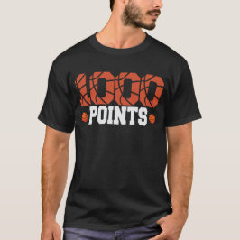 1000 poängs basketbollsspelare högstadiet t shirt