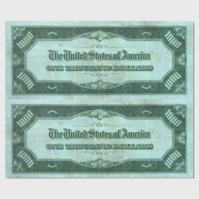 $1000 PRESENTPAPPER (Platt)