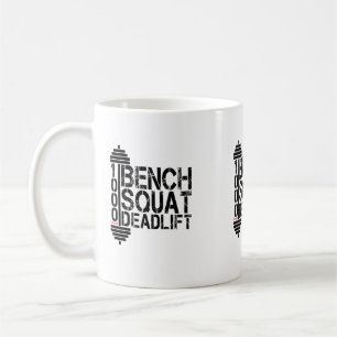 1000 pund tar av planet den satt Deadlift Kaffemugg