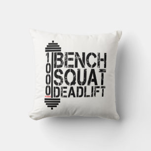 1000 pund tar av planet den satt Deadlift Kudde