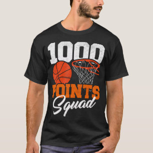 1000-punkters basketbollskolasketb t shirt