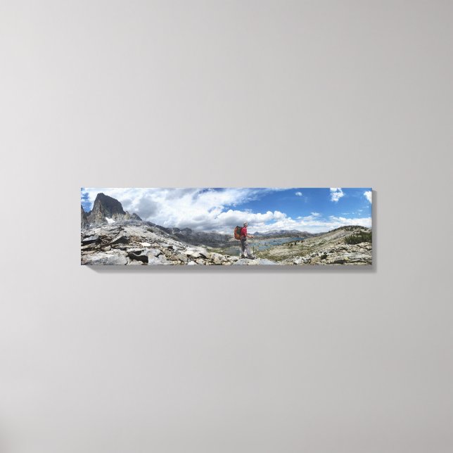 1000 Sjö, Ansel Adams Wilderness, Sierra Canvastryck (Framsida)